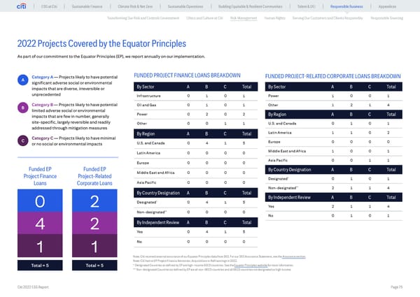 Global ESG Report 2022 Citi Bookmarked - Page 75