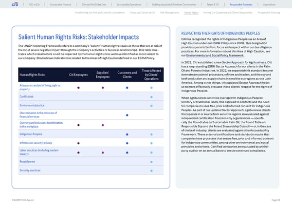 Global ESG Report 2022 Citi Bookmarked - Page 78