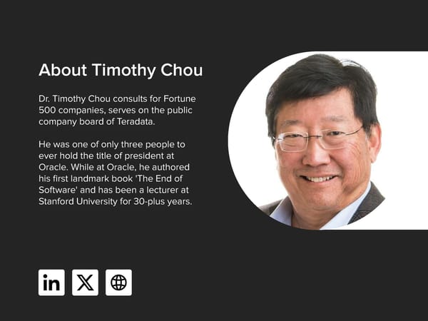Timothy Chou PodBook™ - Page 2