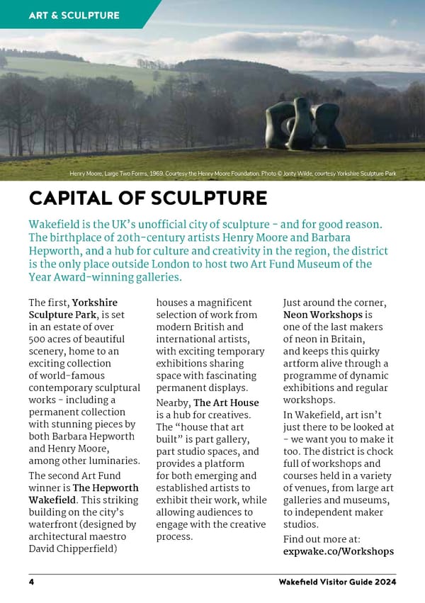 Wakefield Visitor Guide 2024 - Page 4