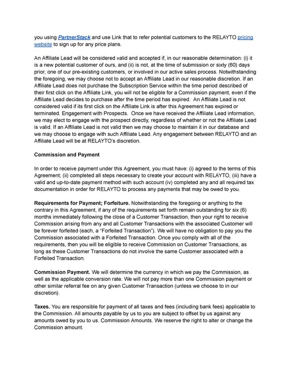 Affiliate Channel Program Agreement (ACPA) - Page 5