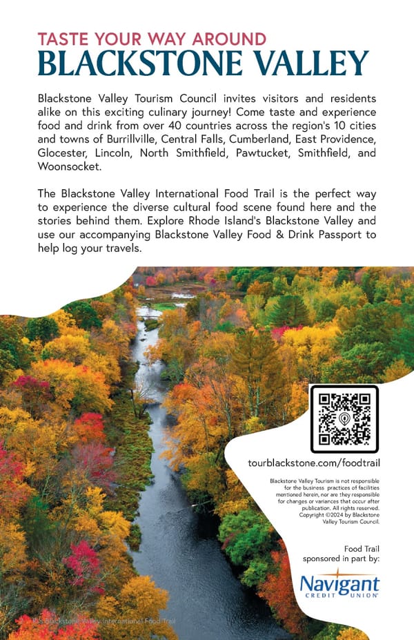 Blackstone Valley International Food Trail Guide - Page 2