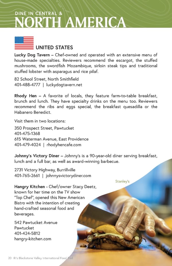 Blackstone Valley International Food Trail Guide - Page 20
