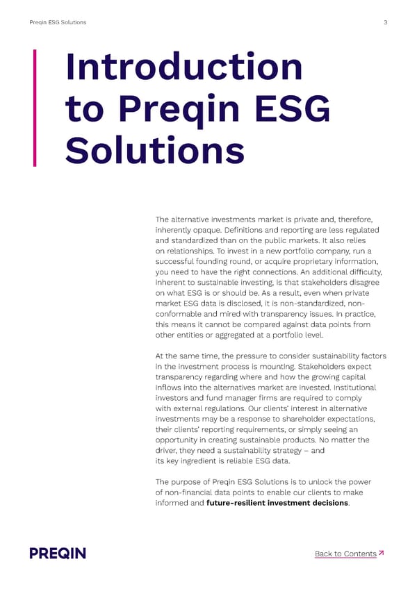 Preqin ESG Solutions Methodology - Page 3