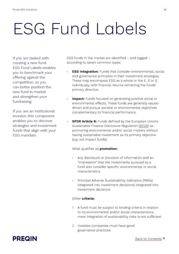 Preqin ESG Solutions Methodology - Page 18