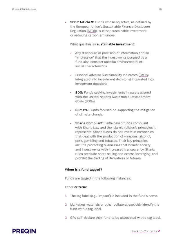 Preqin ESG Solutions Methodology - Page 19