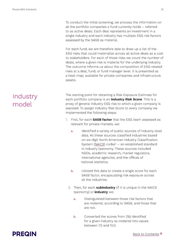 Preqin ESG Solutions Methodology - Page 31