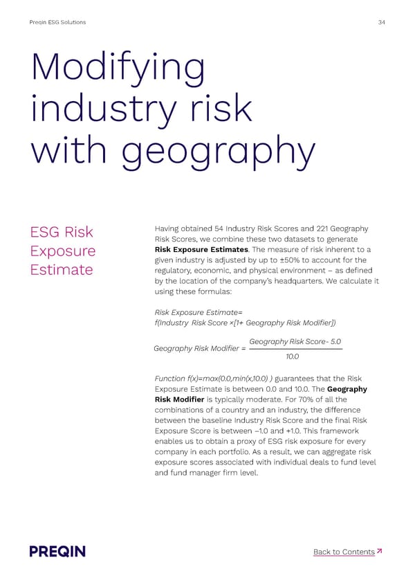 Preqin ESG Solutions Methodology - Page 34