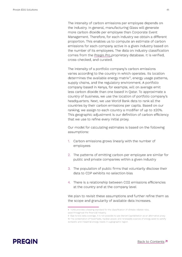 Preqin ESG Solutions Methodology - Page 41