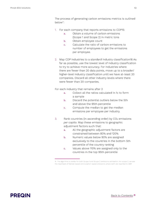 Preqin ESG Solutions Methodology - Page 42