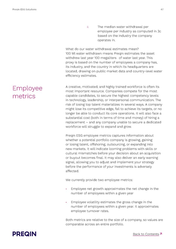 Preqin ESG Solutions Methodology - Page 47