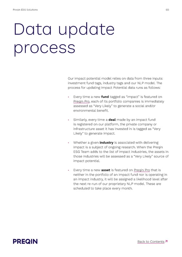 Preqin ESG Solutions Methodology - Page 60