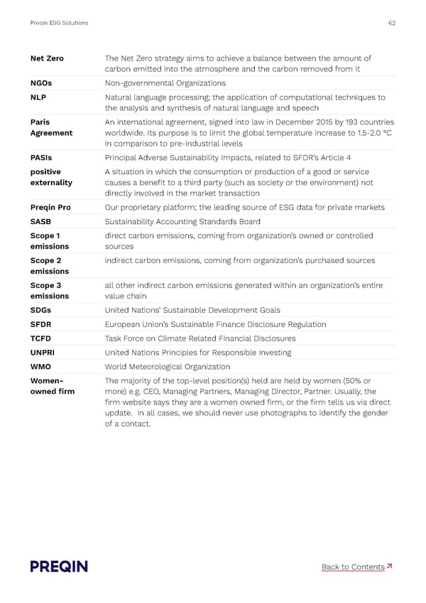 Preqin ESG Solutions Methodology - Page 62