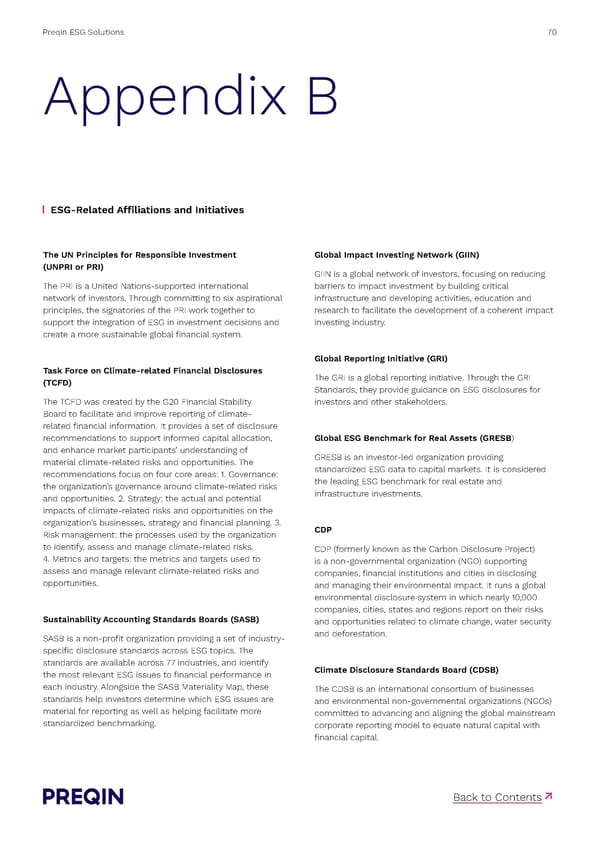 Preqin ESG Solutions Methodology - Page 70