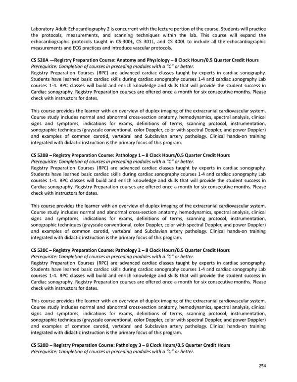 2023-2024 | Catalog - Page 254