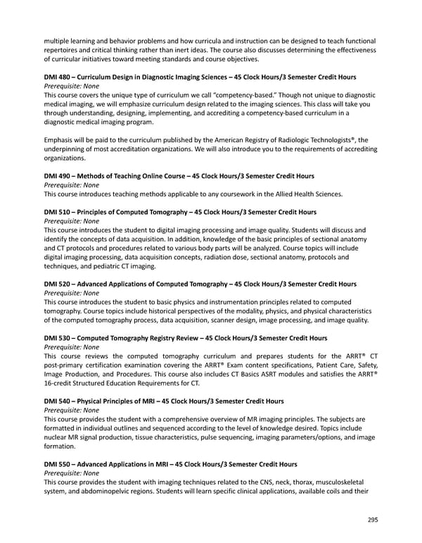 2023-2024 | Catalog - Page 295