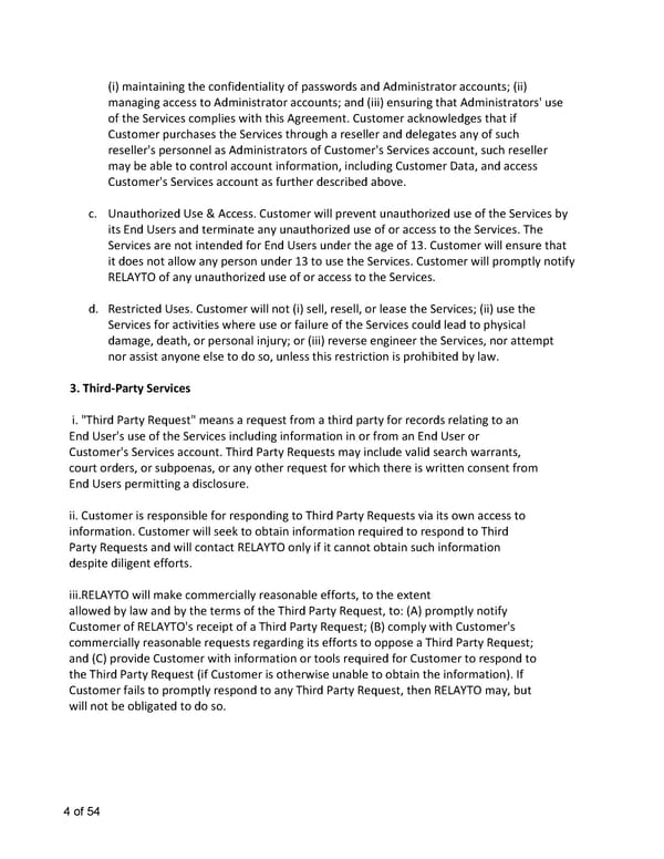 Terms, Conditions, Policies & Plans - Page 4