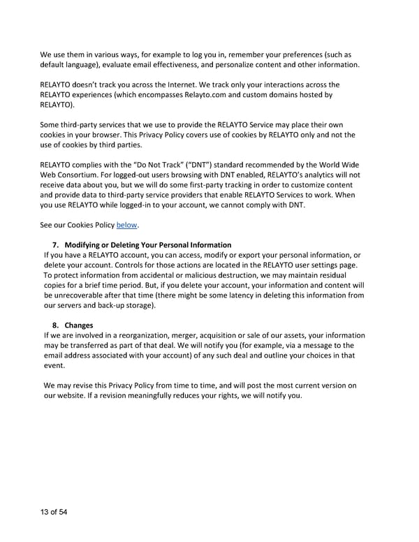 Terms, Conditions, Policies & Plans - Page 13