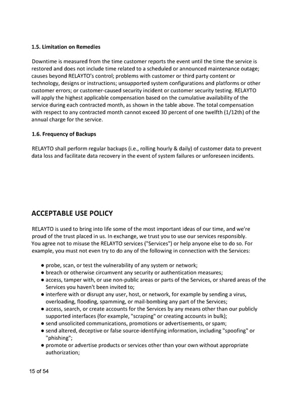 Terms, Conditions, Policies & Plans - Page 15