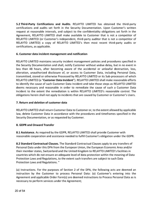 Terms, Conditions, Policies & Plans - Page 20
