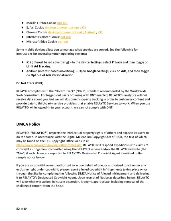Terms, Conditions, Policies & Plans - Page 52