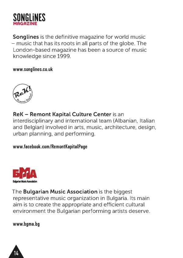 Balkan World Music Guide 2024 - Page 16