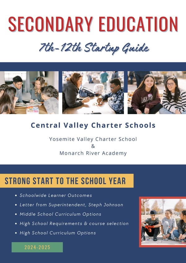 Secondary School Startup Guide - Page 1