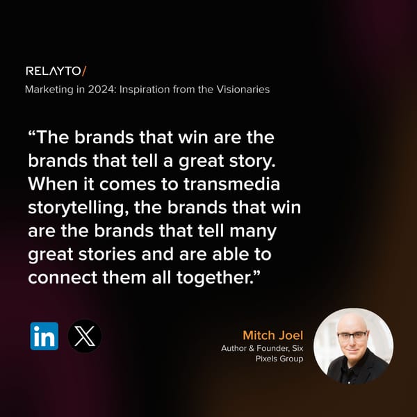 Marketing in 2024 Inspiration from the Visionaries - Page 8