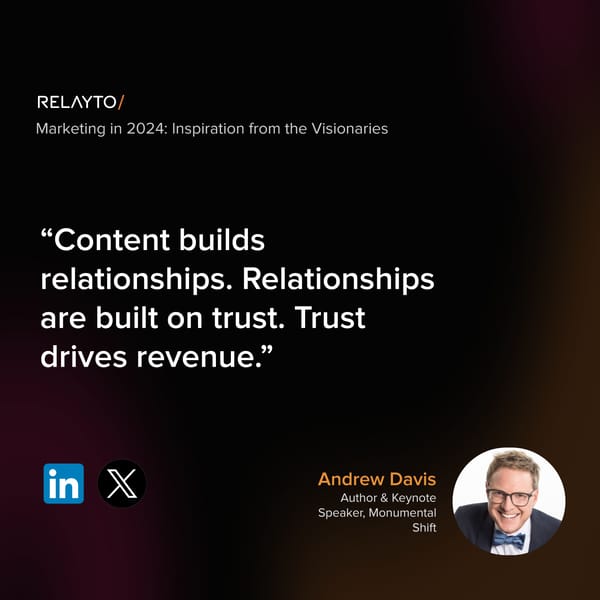 Marketing in 2024 Inspiration from the Visionaries - Page 10