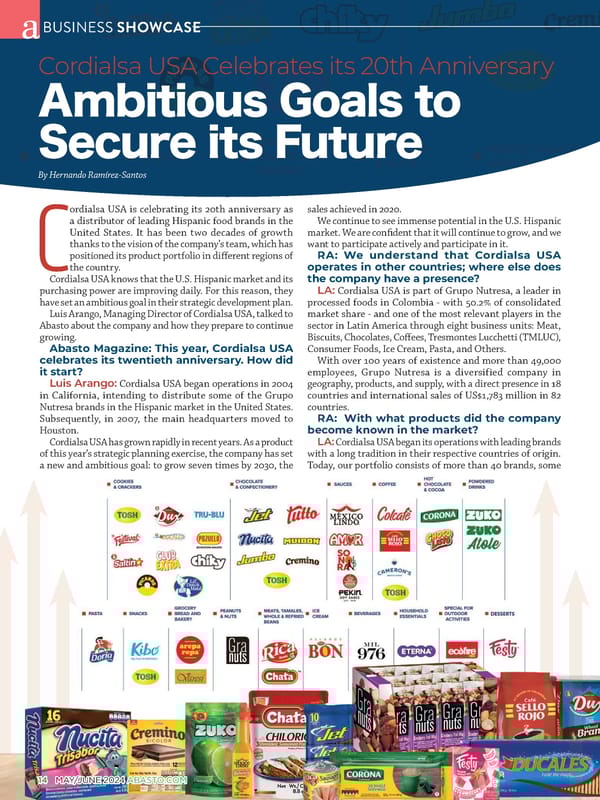 Abasto Magazine - May/June 2024 - Page 14