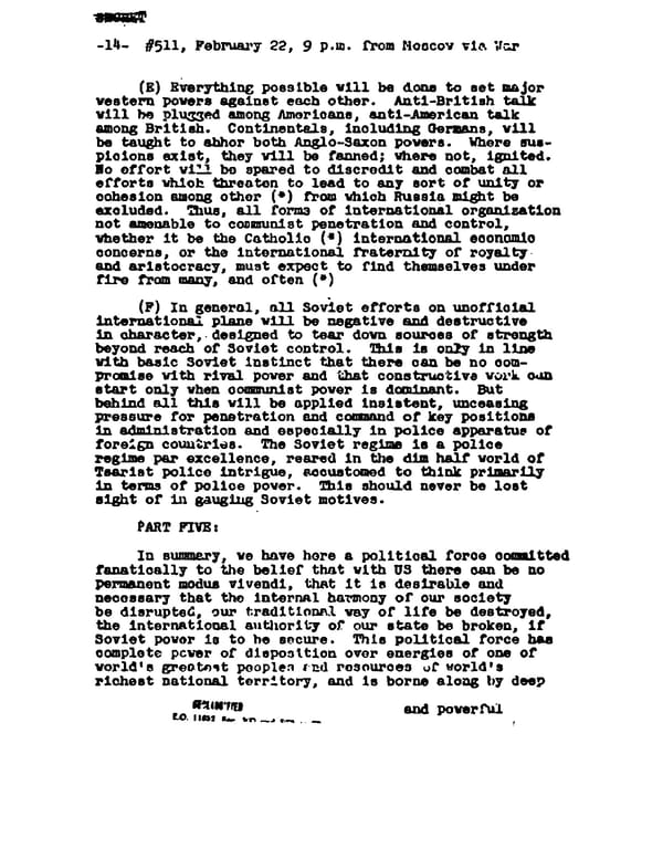 Kennan's Long Telegram - Page 15