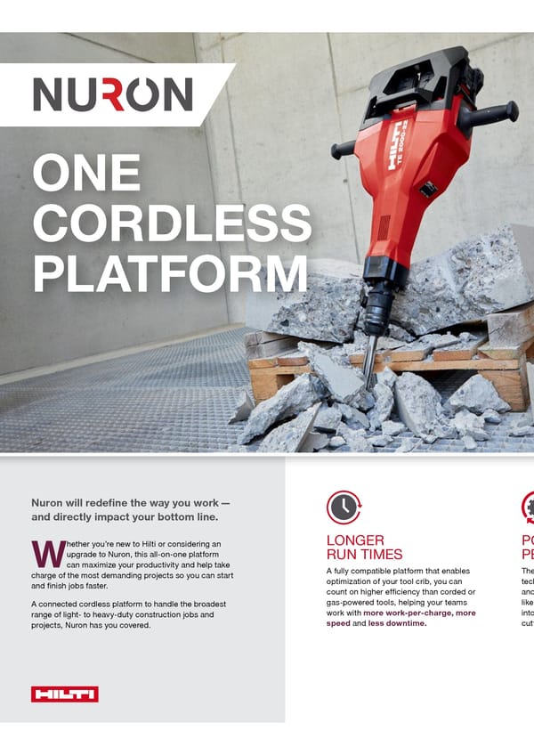 Nuron Special Edition Innovation Magazine US  Hilti (4) - Page 4