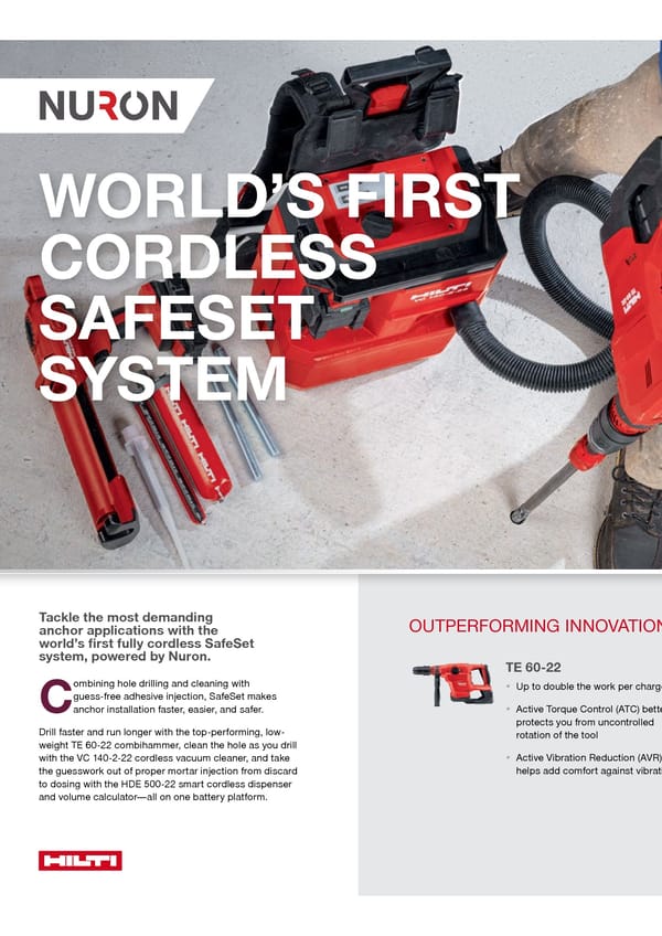 Nuron Special Edition Innovation Magazine US  Hilti (4) - Page 40