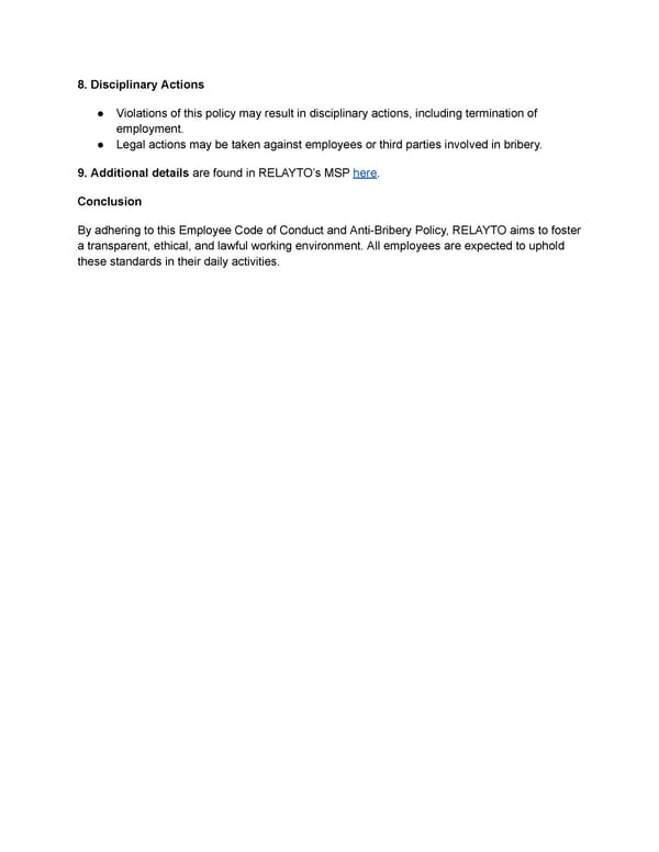 RELAYTO Anti-Bribery Policy - Page 2