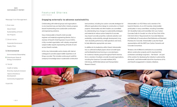 2023 | Sustainability Report - Page 46