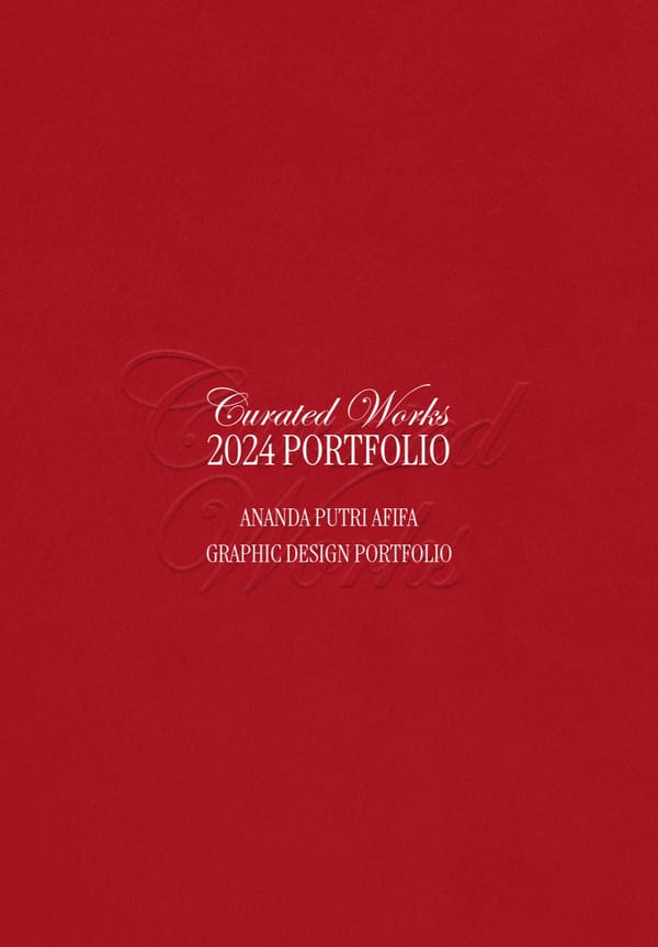 Curated Works / 2024 Portfolio by Ananda Putri - Page 74