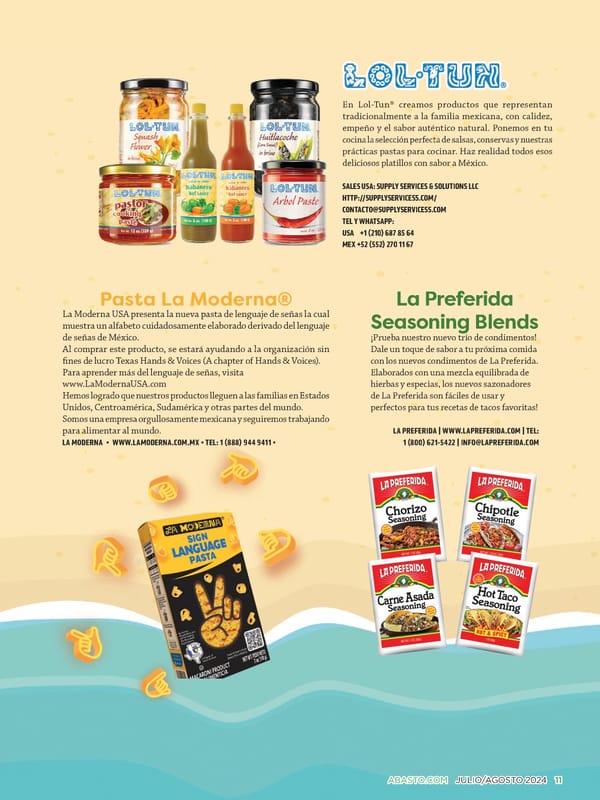 Abasto Magazine Julio/Agosto 2024 - Page 11