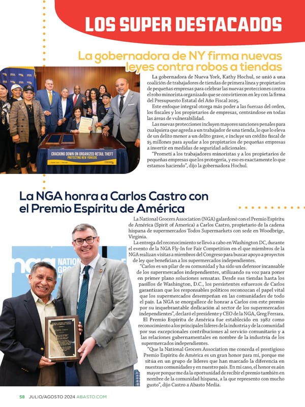 Abasto Magazine Julio/Agosto 2024 - Page 58