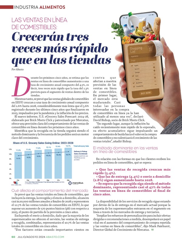 Abasto Magazine Julio/Agosto 2024 - Page 60