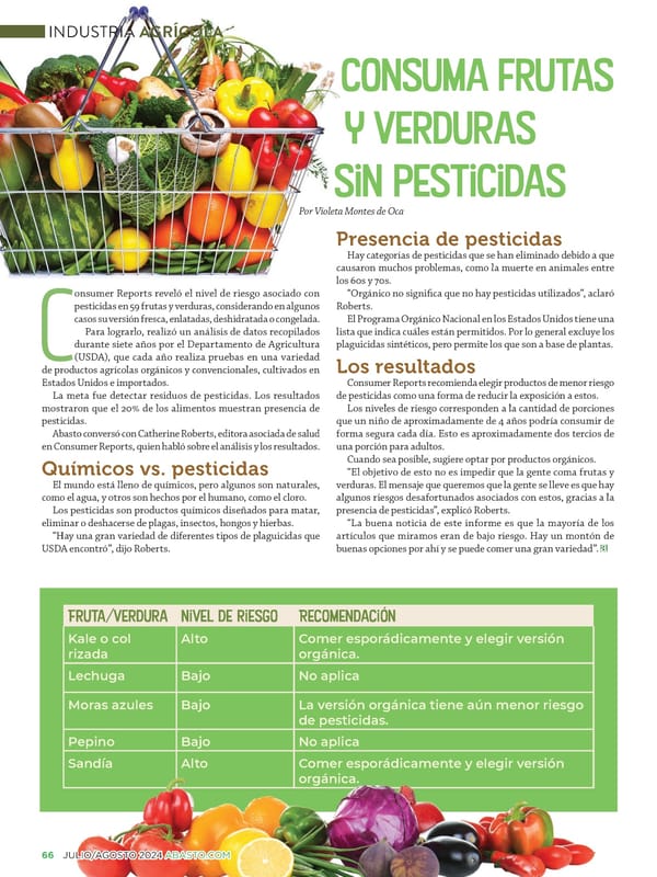 Abasto Magazine Julio/Agosto 2024 - Page 66