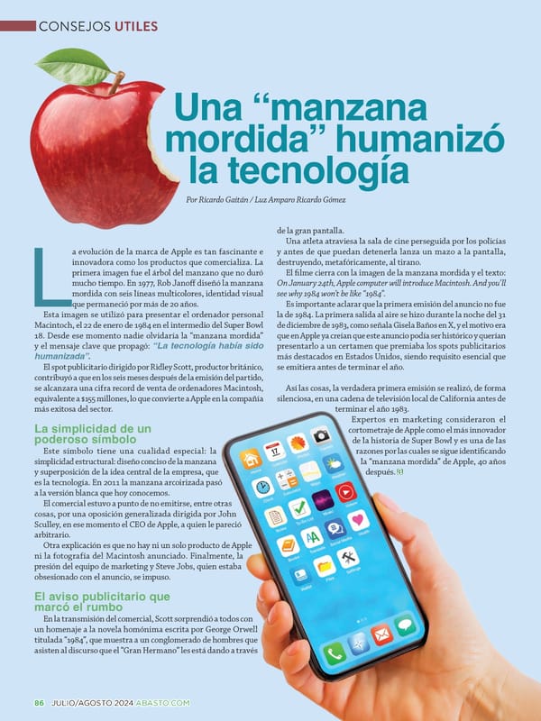 Abasto Magazine Julio/Agosto 2024 - Page 86