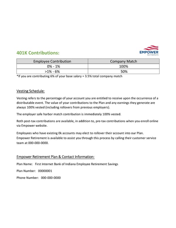 401K Summary - Page 1