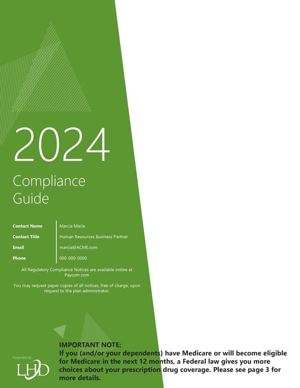 2024 Compliance Guide - Page 1