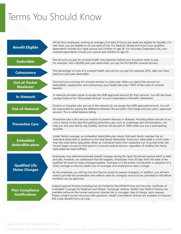 2024 Cobra Benefits Guide - Page 3