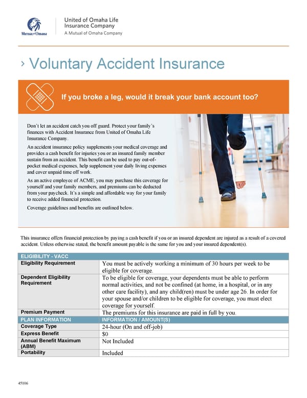 Voluntary Accident - Page 1