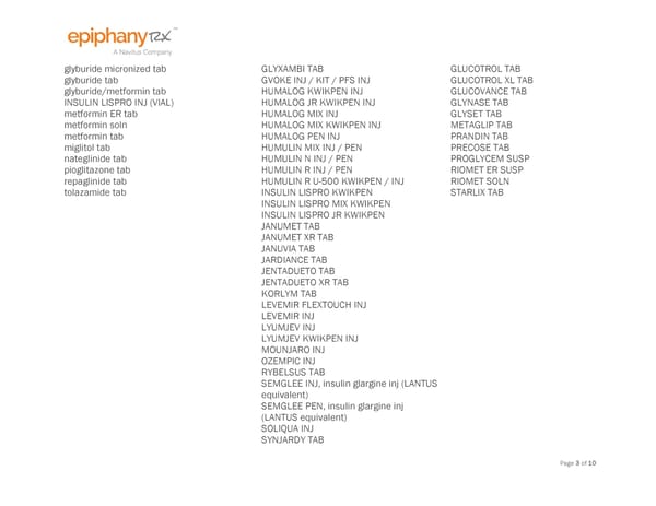 HSA Preventive Drug List - Page 3