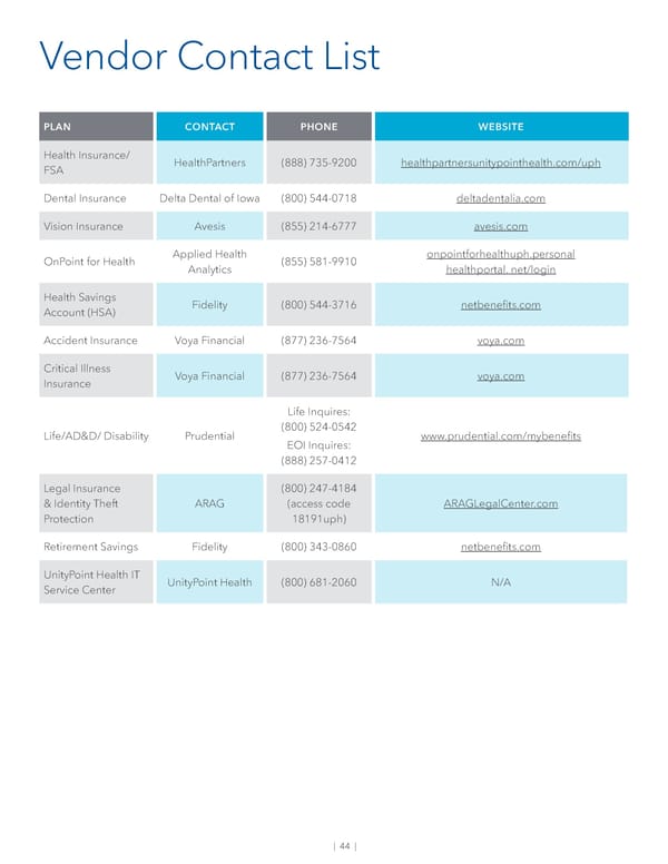 May 2024 | Dubuque Union Team Members Benefit Guide - Page 46