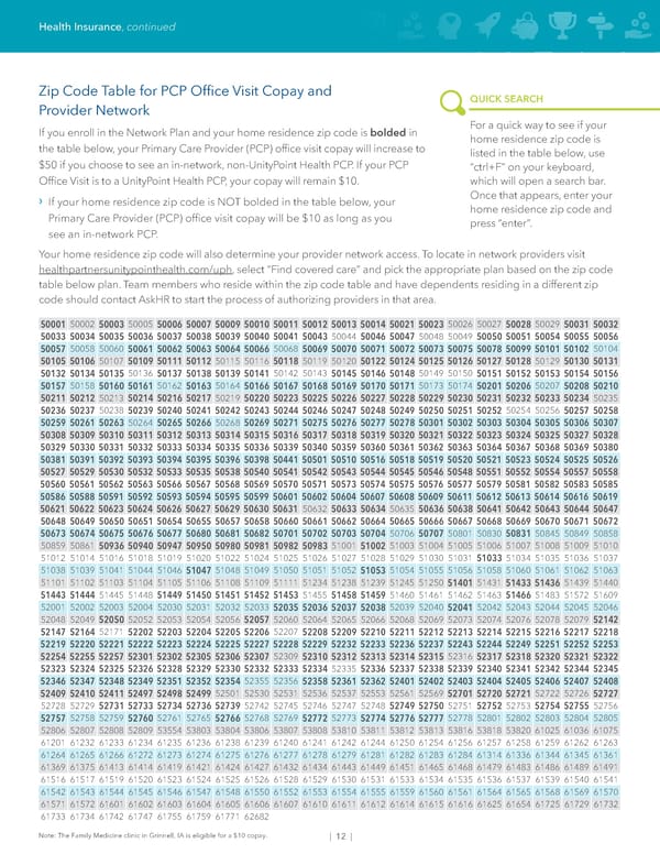 May 2024 | UPC Advanced Practice Providers Benefit Guide - Page 14