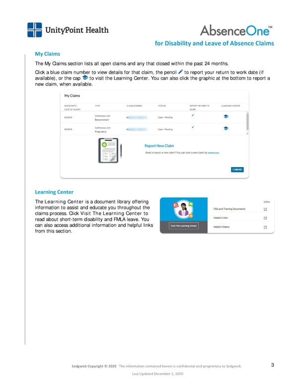 Reference Guide for Team Members – Disability and Leaves - Page 3