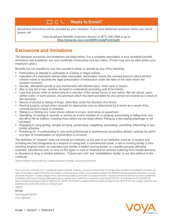 Hospital Indemnity Insurance - Page 4